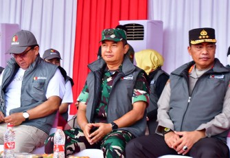 Kasum TNI saat Hadiri Apel Siaga Bawaslu di Silang Monas Jakarta Pusat