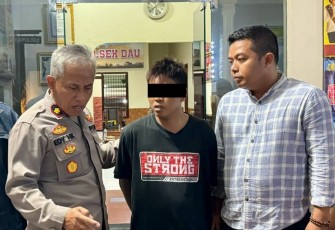 Ipda Dicka saat dikonfirmasi di Polres Malang, Kamis (8/2/2024).