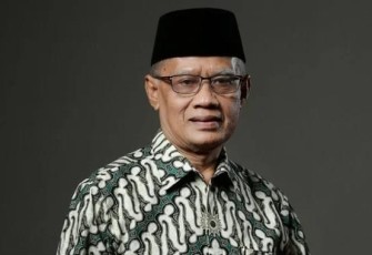 Haedar usai Munas Tarjih XXXII di Pekalongan, Jawa Tengah, Jumat (23/2/24).