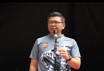 Dirintelkam Polda Banten Kombes Pol. Heska Wahyu Widodo selaku Ketua Panitia Piala Kapolda Banten 2024.