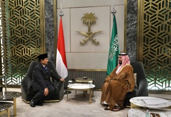 Menhan Prabowo Kunjungi MBS ke Arab Saudi