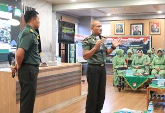 Korem 052/Wijayakrama saat Sosialisasi dan Lakukan Pengecekan Prajurit, PNS dan Persit