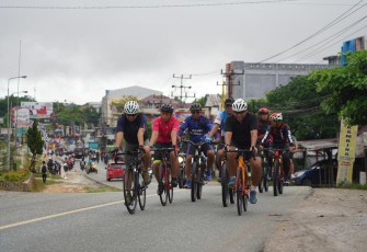 Danrem 121/ABW saat Gowes