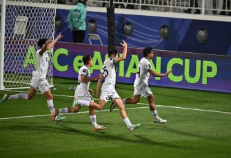 Timnas Indonesia sukses meraih kemenangan perdana di Piala Asia 2023. 