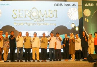 Puncak layanan kas Bank Indonesia Jawa Timur “Rupiah Vaganza” yang berada di Convention Hall, Grand City Surabaya, Sabtu (30/3)