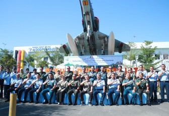 Kepala RSAU dr Dody Sardjoto Lanud Sultan Hasanuddin Sambut Kunjungan Tim Supervisi Fasilitas Kesehatan TNI dan BPJS