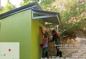 Babinsa Koramil 0801/09 Sudimoro Lakukan Pendampingan Program Jambanisasi