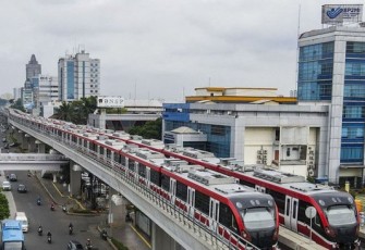 Ilustrasi LRT Jabodetabek 