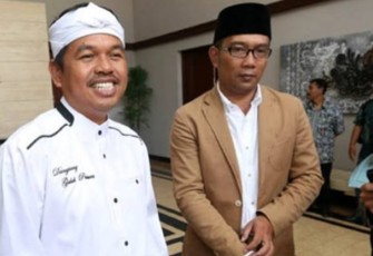 Dedi Mulyadi bersama Ridwan Kamil 