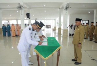 Bupati Lantik Jabatan Administrator dan Pengawas serta Fungsional di Lingkungan Pemerintah Kabupaten Asahan