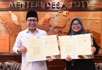 Kementerian Desa, Pembangunan Daerah Tertinggal, dan Transmigrasi (Kemendes PDTT) menjalin kerjasama dengan PP Fatayat Nahdlatul Ulama (NU) melalui penandatanganan Nota Kesepahaman (MoU) tentang Pemberdayaan Perempuan di Desa, Daerah Tertinggal, dan Transmigrasi, pada Selasa (23/7/2024)