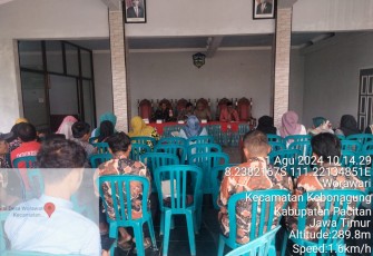Babinsa Koramil 0801/02 Kebonagung Hadiri Rapat Persiapan PHBN