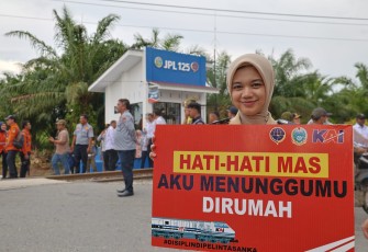 Pemprov Sumut Resmikan Pos Jaga dan Palang Pintu Perlintasan Kereta Api Tanjungbalai