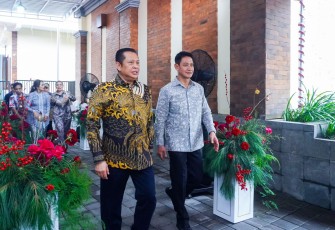 Anggota Komisi III DPR RI sekaligus Wakil Ketua Umum Partai Golkar Bambang Soesatyo Kunjungi Bali