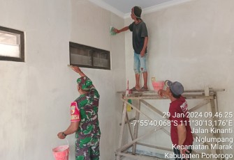 Upaya Babinsa Kodim 0802/Ponorogo Sukseskan Pelayanan Kesehatan