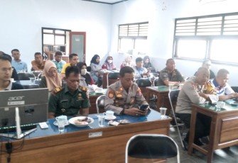 Danramil 0801/01 Pacitan Ikuti Rakor Bersama Jajaran Forkopimda