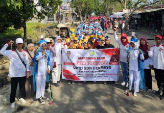 Indramayu Fiesta Dimeriahkan Marching Band Tingkat SD Sampai SMP di Indramayu