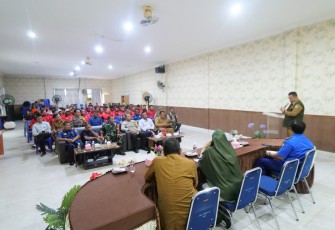 Kegiatan Pembentukan dan Pembinaan Relawan Pemadaman Kebakaran (Redkar) Kabupaten Bintan Tahun Anggaran 2024, Senin (27/05) di Aula Kantor Kecamatan Toapaya.