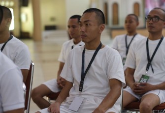 Seleksi di Akademi kepolisian (Akpol) Semarang, Jawa Tengah, pada 17 Februari 2024.