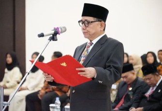 Bupati Kepahiang saat Kukuhkan Paskibraka Tahun 2024