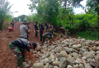 Sasaran Fisik Utama TMMD-119 di Desa Panaikang Terus Dikebut