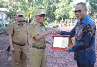 Bupati Asahan Pimpin Apel Gabungan Bulan April 2024