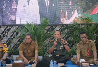 Dandim 0803/Madiun Hadiri Sarasehan Kelompok Tani dan Petani Milenial bersama Pj Bupati Madiun dan Forkopimda
