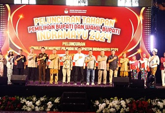 Peluncuran Tahapan Pemilihan Bupati dan Wabup Indramayu