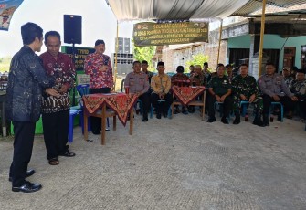 Acara tasyakuran warga atas terlaksananya kegiatan TMMD Sengkuyung Tahap I Tahun 2024 Kodim 0727/Karanganyar di Desa Kalijirak, Kecamatan Tasikmadu, Kabupaten Karanganyar, Minggu (4/8/2024)