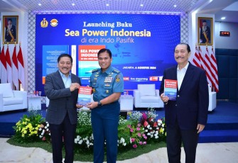 Kasal Hadiri Launching Buku Sea Power Indonesia di Era Indo Pasifik 