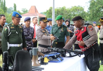 Pengecekan sarana dan prasarana guna menunjang kesiapan dalam pelaksanaan pengamanan Natal 2024 dan Tahun Baru 2025.