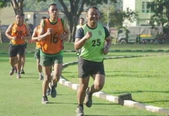 Evaluasi Kesegaran Jasmani A Prajurit Yonarmed 11 Kostrad, Rabu (24/1)