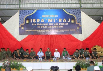 Isra Miraj Sinergitas TNI Polri se-Malang Raya, Selasa (6/2)