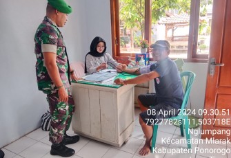 Pendampingan posyandu lansia wilayah desa binaan
