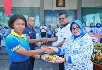 Pangkoarmada III Laksda TNI Hersan syukuran HUT Ke-6 Koarmada III