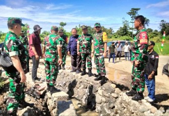 Tim Wasev tinjau pengerjaan sasaran fisik Kodim Palopo 