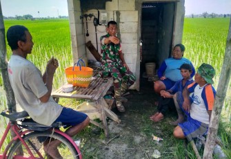 Dialog bersama kelompok tani wilayah desa binaan 