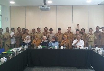 Monev Jamsostek ke Perangkat Desa bersama Koordinator Camat se- Kabupaten Blitar