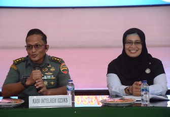 Sosialisasi P4GN prajurit Korem 023/KS