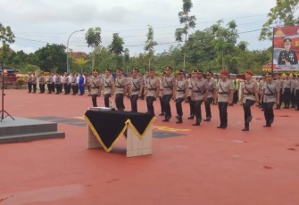 Sejumlah Pejabat Utama dan Kapolsek Jajaran Polres Bintan Pindah Tugas 