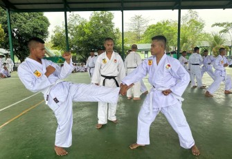 Ujian kenaikan tingkat sabuk beladiri karate