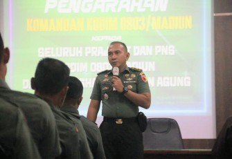 Kasdim 0803/Madiun Mayor Inf Tomy Fedi Anugrahan 