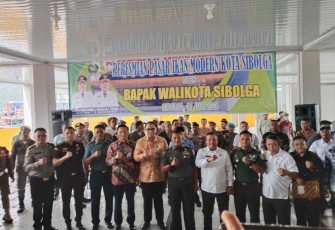 Peresmian pasar ikan modern Sibolga 