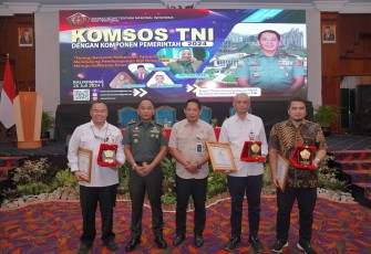 Komsos TNI dengan Komponen Pemerintah di Wilayah Kaltim 