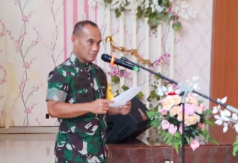 Dansatgas TMMD Kodim 0204/DS memaparkan Progres