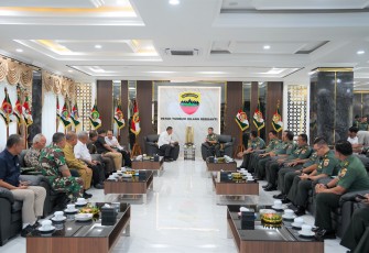 Pangdam I/BB dalam Rakor PAT Melalui Pompanisasi dan Pembinaan Penyuluhan Pertanian di Sumut