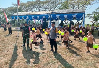 Kegiatan Kemah Pramuka Wilayah Desa Binaan 