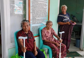 Posko kelompok rentan penyintas Lewotobi 