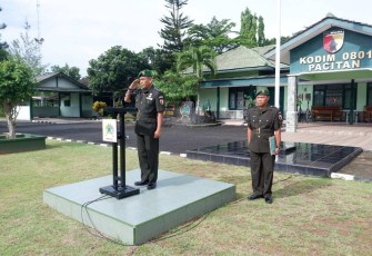 Upacara Hari Juang TNI AD di Kodim 0801 Pacitan 