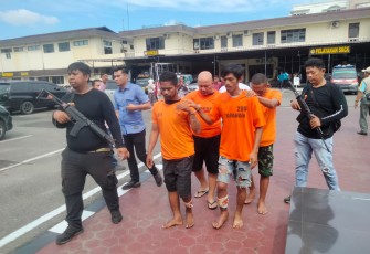 Polrestabes Medan Ungkap Kasus Curat di Sejumlah TKP.